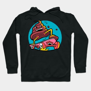 Poop Skateboarding Hoodie